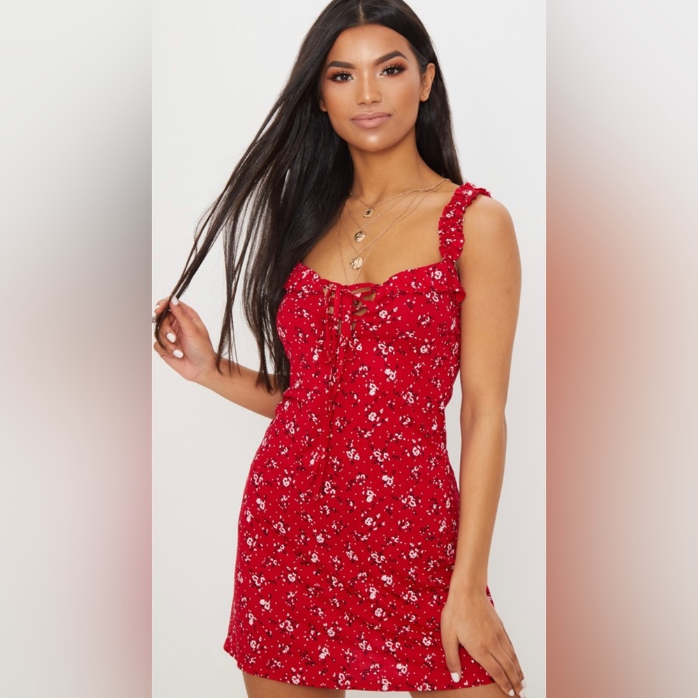 Flower Print Cami Sun Dress
